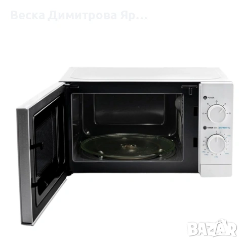 Микровълнова фурна MUHLER MO-5009 20L – 700W, механичен контрол, снимка 6 - Микровълнови - 53672895
