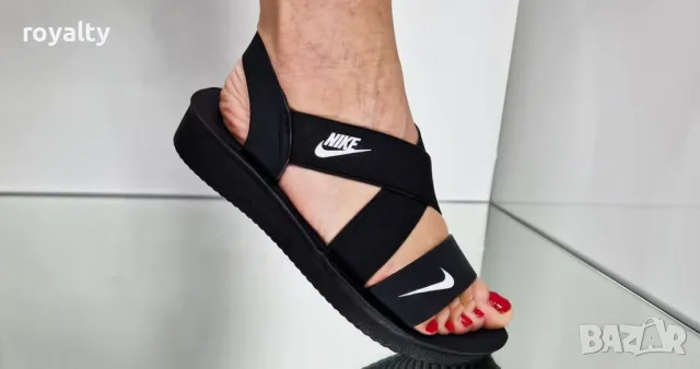 Nike черни дамски сандали 