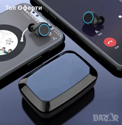 Безжични bluetooth слушалки с LED цифров дисплей , снимка 5 - Bluetooth слушалки - 49152349