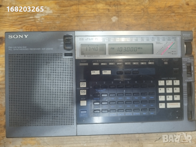 Сателитен радиоприемник SONY ICF-2001D, снимка 6 - Радиокасетофони, транзистори - 40430868