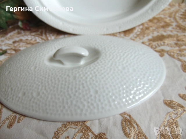 Голяма порцеланова купа с капак, снимка 7 - Чинии - 52642297