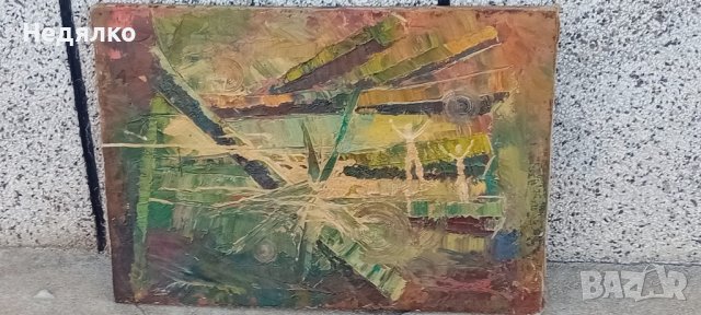 Михаил Котов Кръстев,картина,масло на платно, снимка 3 - Картини - 43093605