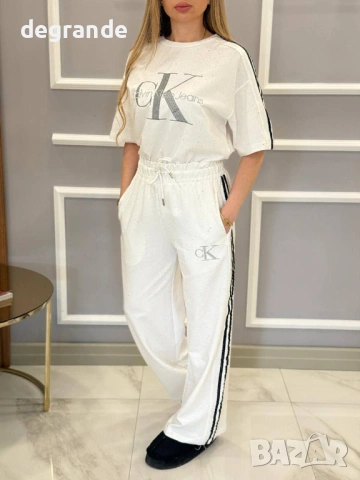 Нов Модел дамски Комплект Calvin Klein с Камъчета , снимка 7 - Комплекти - 52664222