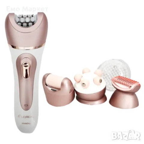 Комплект епилатор 5в1 Lexical, снимка 3 - Епилатори - 49770220