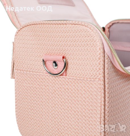 Несесер-куфарче за гримове, Розово, 29x21x18 см, снимка 3 - Други - 41205628