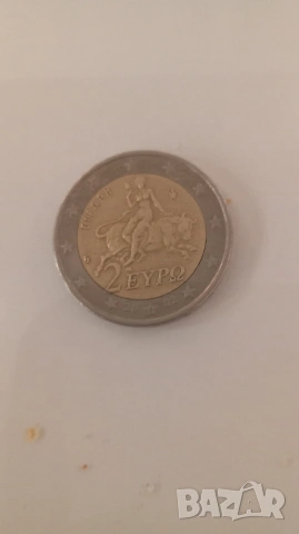 Рядка монета от 2 евро Гърция , снимка 3 - Други ценни предмети - 53837606