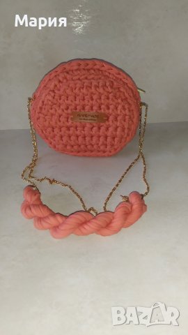 Ръчно плетена дамска чанта, снимка 2 - Чанти - 41658163