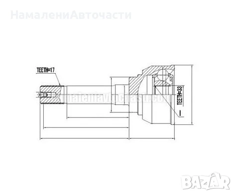 Предно външно каре 8971313950 NPZIS007 Isuzu Trooper