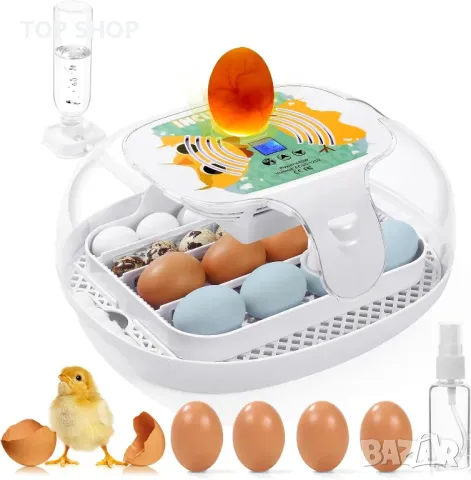 Автоматичен смарт инкубатор 16 яйца от Oifecsie, снимка 4 - За селскостопански - 48638480