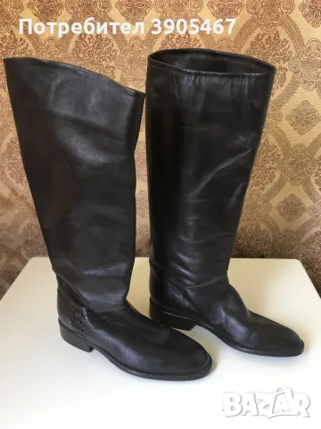 Дамски кожени ботуши BIANCO №38, снимка 3 - Дамски ботуши - 47692345