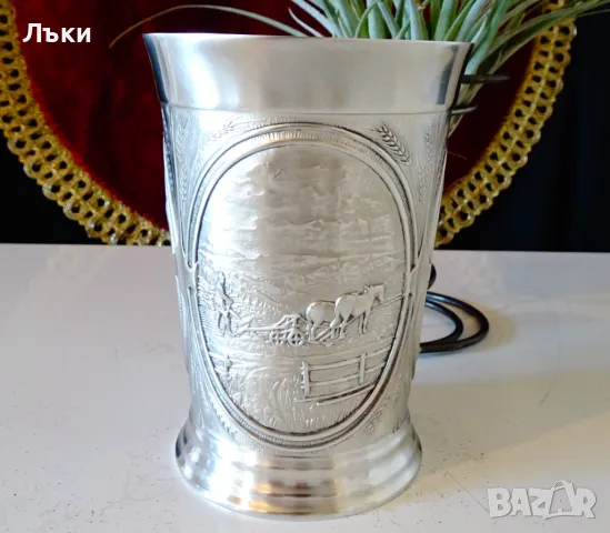 Чаша,халба от калай Жътва,200 мл.