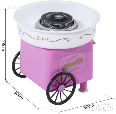 Оригинален подарък за Коледа " Ретро домашна машина за захарен памук ", снимка 10 - Други - 52699184