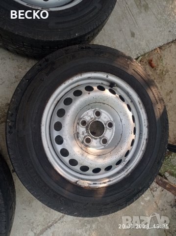Джанти с гуми Транспортер Т5, снимка 7 - Гуми и джанти - 41611986