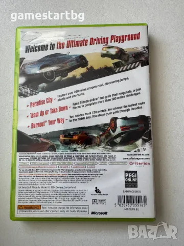 Burnout Paradise за Xbox 360/Xbox one, снимка 2 - Игри за Xbox - 49587674