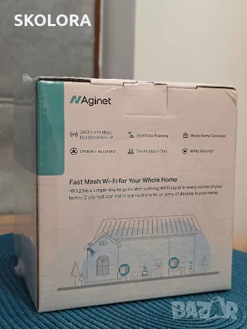 Рутер TP-Link HX520 AX3000 Wi-Fi 6 Mesh – НОВ – 2402 Mbps 5GHz ЗАПЕЧАТАН НОВ, снимка 5 - Рутери - 56108043