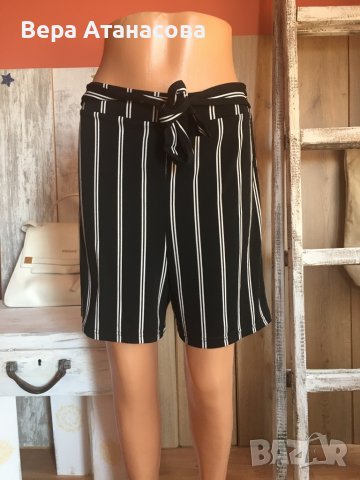 💄Къси панталонки с дълбоко дъно на райета☑️л размер👟15 лв., снимка 1