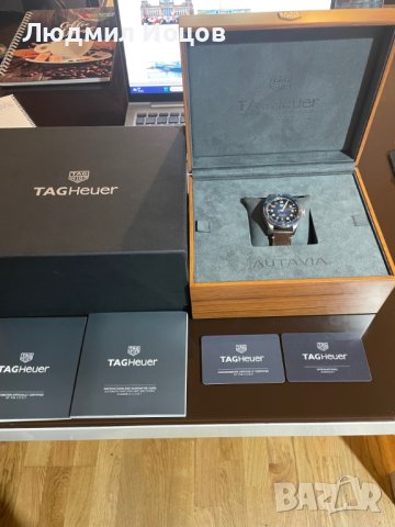 Мъжки часовник Tag Heuer Autavia Chronometer НОВ - 6750.00 лв., снимка 5 - Мъжки - 44273592