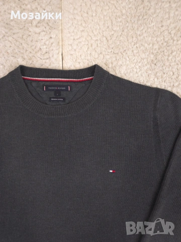 Tommy Hilfiger Premium Cotton Knit Sweater / Waffle Texture (L) – MSRP €140, снимка 2 - Блузи - 53595926