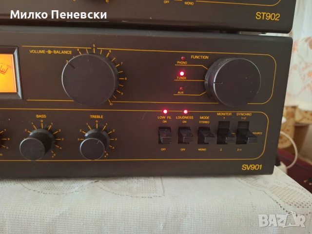 LEHNERT SV901 HIFI STEREO AMPLIFIER VINTAGE.  LEHNERT ST902 HIFI STEREO TUNER.MADE IN GERMANY., снимка 3 - Ресийвъри, усилватели, смесителни пултове - 51187075