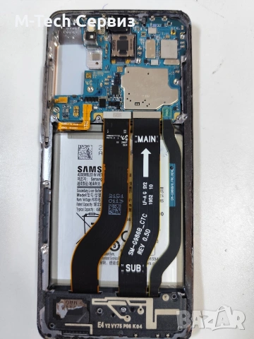 Samsung S20 plus G985F части платка захранване батерия кабел дисплей камера сим държач звънец nfc, снимка 6 - Резервни части за телефони - 53368016