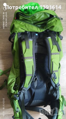 Osprey Aether 55 Garlic Mustard Green , снимка 7 - Раници - 39351837