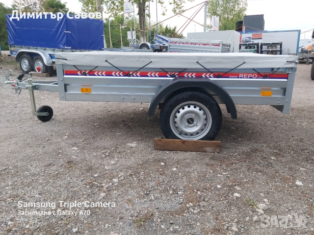 Туристическо ремарке REPO RPP с плосък брезент, снимка 2 - Ремаркета - 52116685