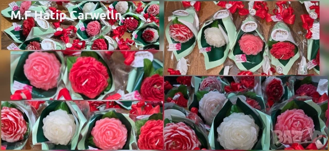 ръчно изработени сапунени рози🌹🌹🌹🎀