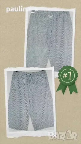 Шест различни броя / Дамски маркови панталони тип бермуди или шалвари, снимка 10 - Къси панталони и бермуди - 15366622