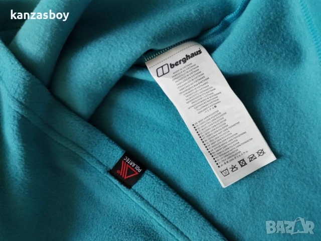 berghaus Women's Prism 2.0 Micro Full Zip InterActive - страхотен дамски полар КАТО НОВ М, снимка 8 - Блузи с дълъг ръкав и пуловери - 53133511