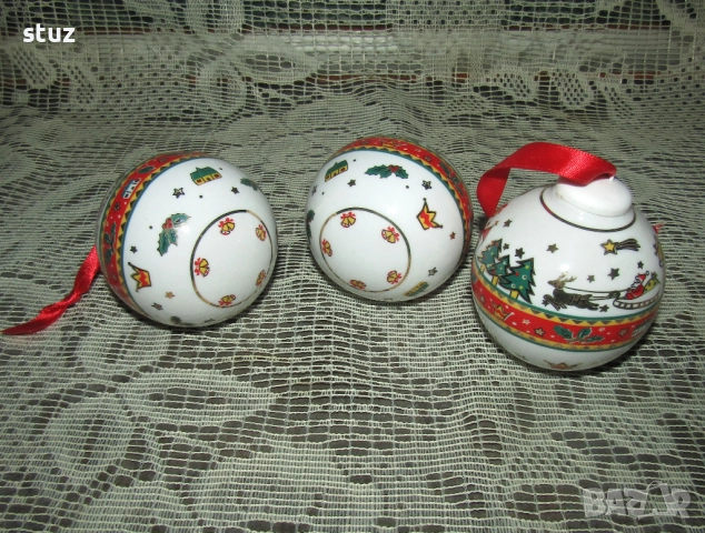 Порцеланови топки, украшения, висулки, нови, снимка 3 - Декорация за дома - 52589469