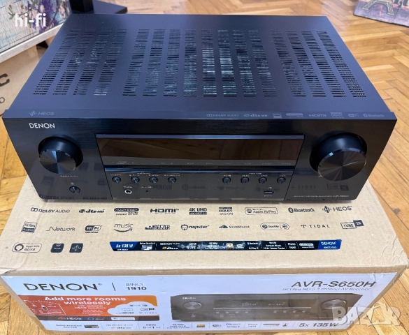 Denon AVR-S650H Receiver, снимка 6 - Ресийвъри, усилватели, смесителни пултове - 52638103