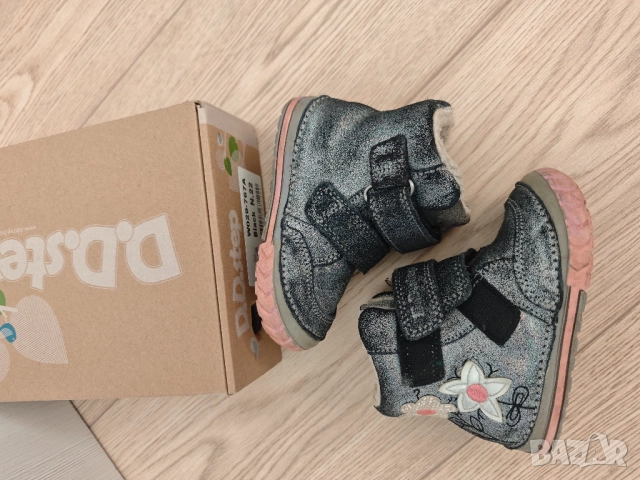 D.D. Step Barefoot (босоноги) обувки №22 - Естествена кожа, снимка 4 - Детски обувки - 52950917