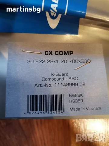 Гуми за велосипед Schwalbe CX Comp 28 х 1,20" / 30-622 / 700x30c, снимка 5 - Части за велосипеди - 48532358