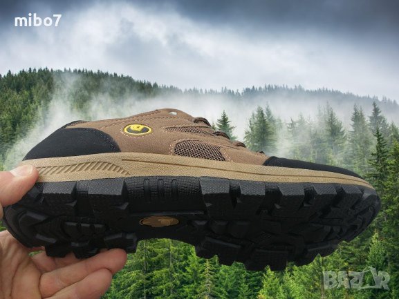 Мъжки маратонки с гумено директно излято ходило в кафяво, мод.01- CAIDAI, снимка 5 - Спортни обувки - 44279184