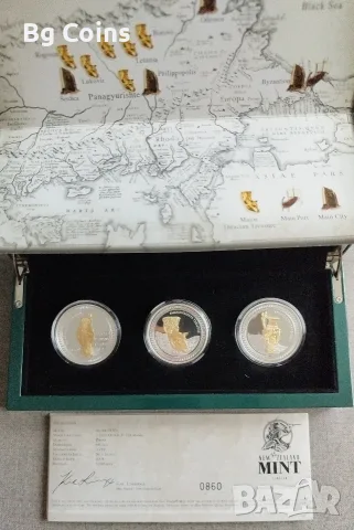 Сребро 1 OZ 2009 3 бр Панагюрското съкровище 