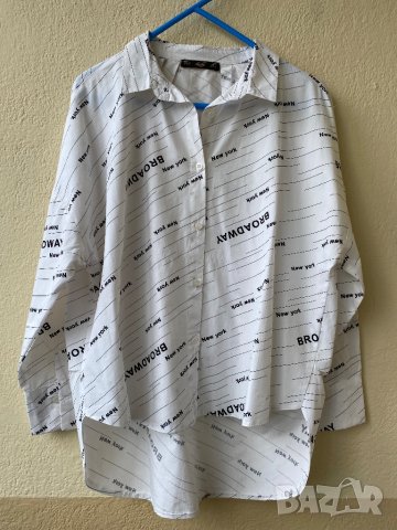 Нова свободна риза Bebe - L, снимка 4 - Ризи - 40921551