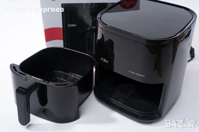 Чисто нов AIRFRYER SOLAC LEVITER 5литра 1400вата