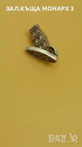 Сребърни обеци, снимка 2 - Обеци - 48477090