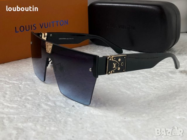 Louis Vuitton 2023 висок клас мъжки слънчеви очила маска, снимка 8 - Слънчеви и диоптрични очила - 38977596