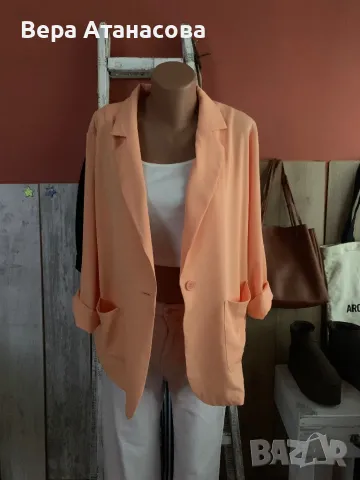 🧡🤎🧡 Блейзър в разкошен прасковен цвят Bik Bok💄 м/л размер👜
