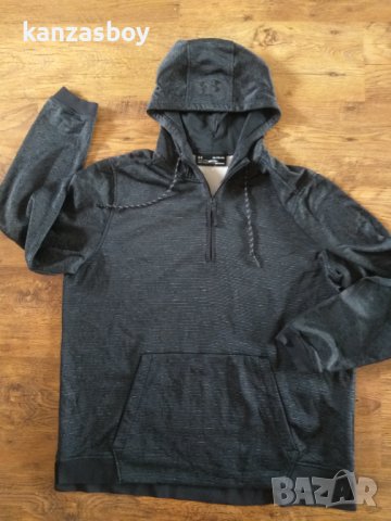 Under Armour Mens AF ICON 1/4 ZIP PO Fleece Top - страхотно мъжко горнище ХЛ, снимка 4 - Спортни дрехи, екипи - 41424382