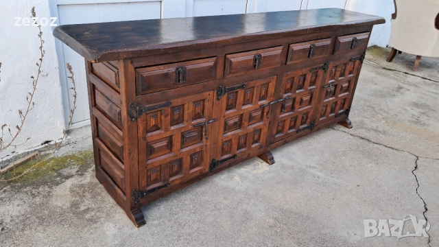 Шкаф-контрабюфет масив №160, снимка 2 - Шкафове - 52502085