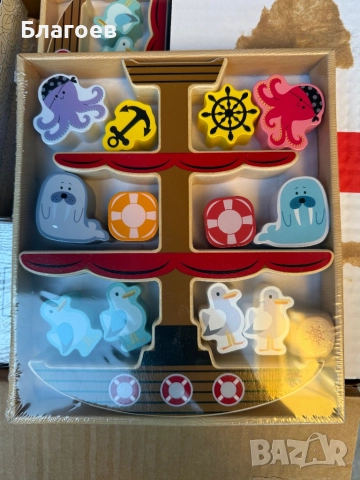 Образователна игра CARDSPLITTER, баланс игра, 14 елемента, розова, за деца 3+, снимка 2 - Други - 52425569