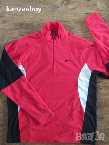 Odlo 1/2 ZIP - страхотен  мъжки полар ХЛ КАТО НОВ, снимка 3 - Спортни дрехи, екипи - 42318627