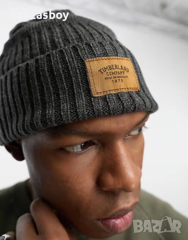 timberland gulf beach ribbed beanie - страхотна зимна шапка КАТО НОВА 