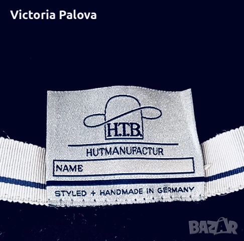 Модерна шапка тип панама ръчна изработка  HUTMANUFAKTUR GERMANY, снимка 5 - Шапки - 53343869