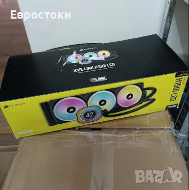 Охладител за процесор iCUE LINK H150i LCD, AIO 360 мм, 2400 об/мин, Intel/ AMD, водно охлаждане , снимка 10 - Други - 49328859