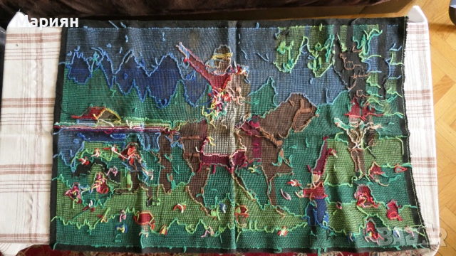 Ръчно Тъкана Декорация За Стена, снимка 6 - Антикварни и старинни предмети - 52094016