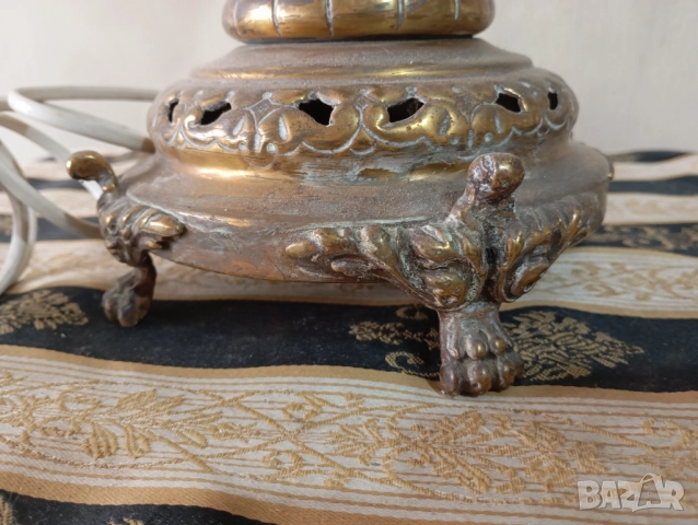 Винтидж настолна лампа, снимка 3 - Настолни лампи - 52537551