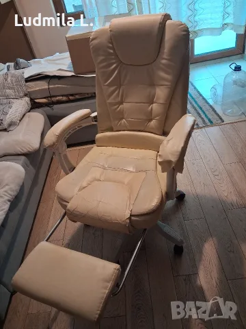 Компютърен стол, снимка 2 - Бюра - 56259430